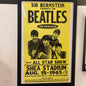 Framed Beatles Concert Poster