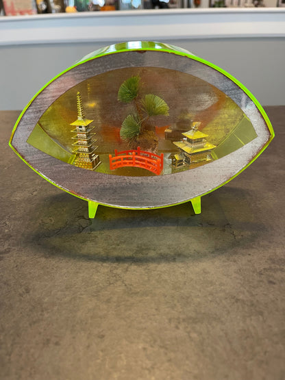 Lucite Japanese Diorama