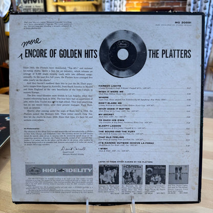 The Platters 'More Encore of Golden Hits' Vinyl