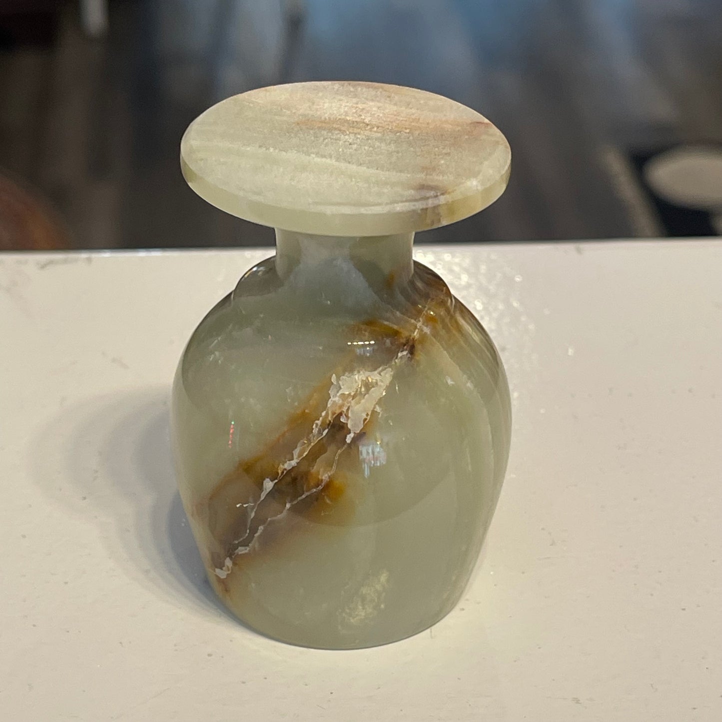 Carved Onyx Mini Goblet