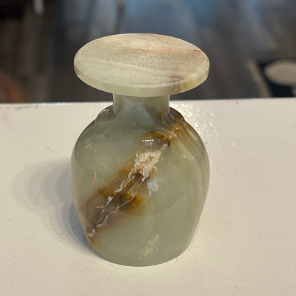 Carved Onyx Mini Goblet