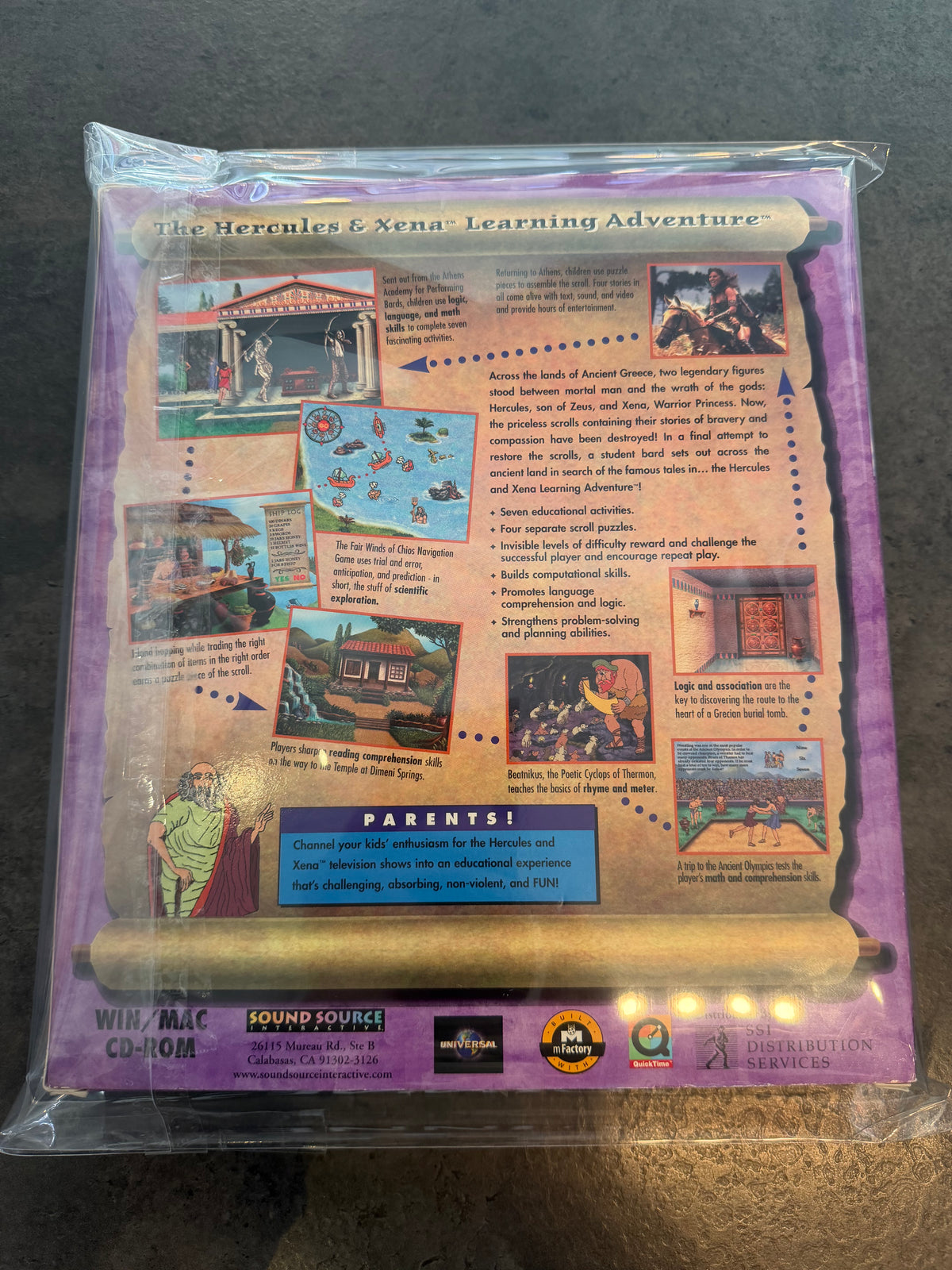 Quest for the Scrolls - Hercules & Xena Learning Adventure