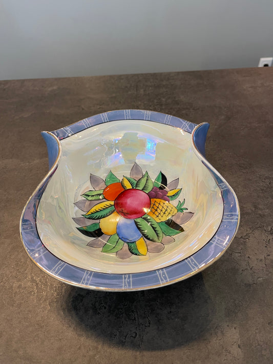 Noritake Lusterware Bent Bowl