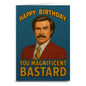 Ron Burgundy Birthday Card