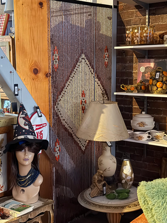 Wood Beaded Curtain