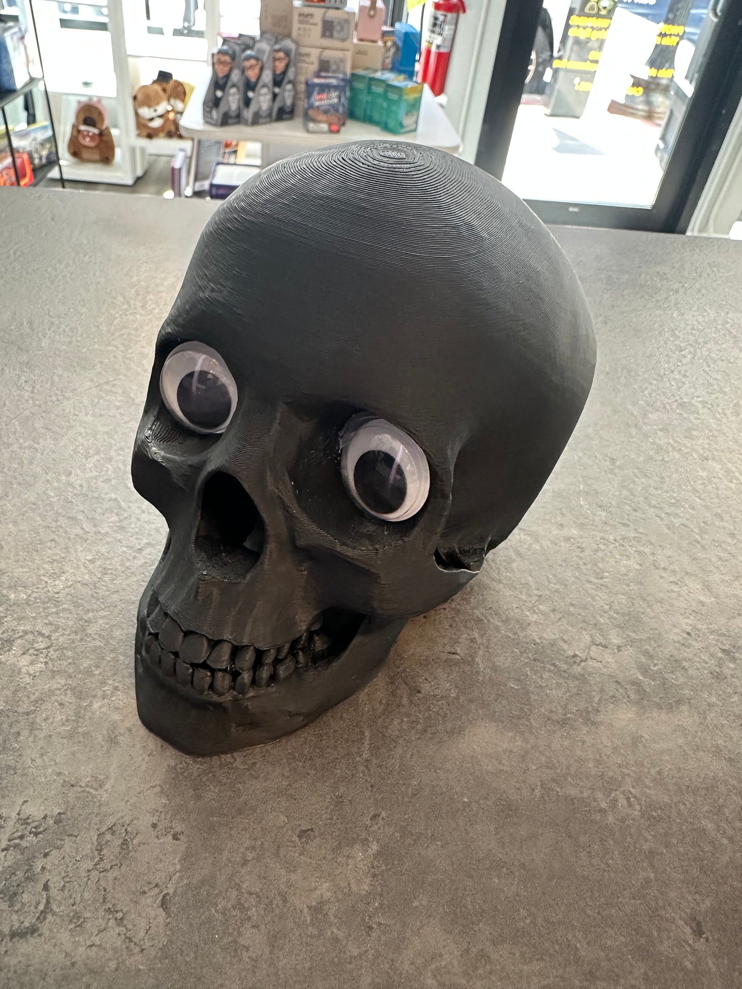 3d Printed Googly Eyed Skull