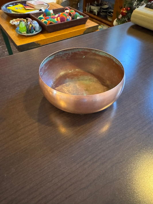 Metal Copper Bowl