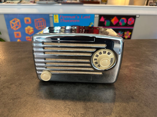 Sears & Roebuck 1950 Chrome AM Radio