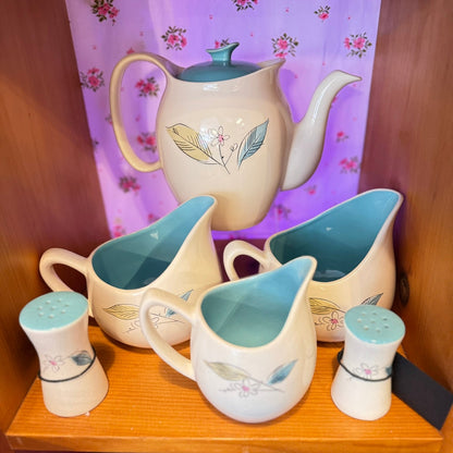 Salem Harmony House Blue Leaf Set of 6