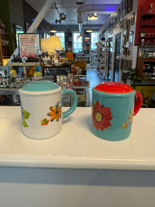 Floral Salt and Pepper Shakers