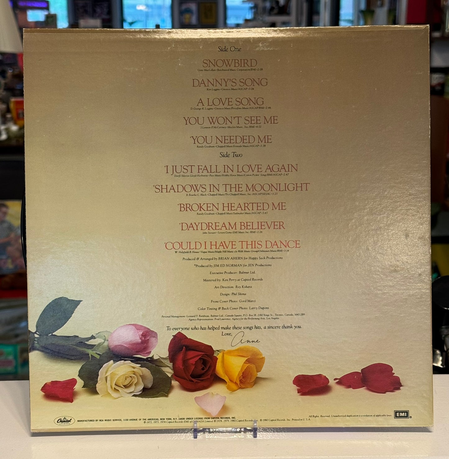 Anne Murray "Greatest Hits" Vinyl