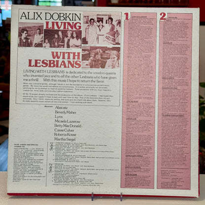 Alix Dobkin "Living with Lesbians" Vinyl