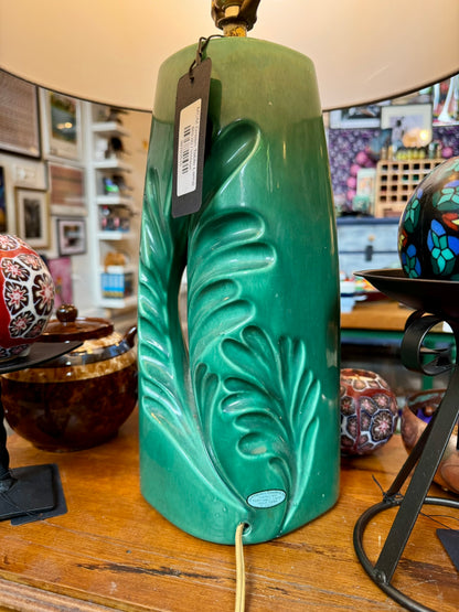 Underwriter's Green Botanical Design Lamp