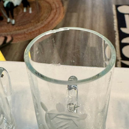 Shot Aperitif/Digestif/Liqueur Cups - Set of 4 Polish Cut Crystal