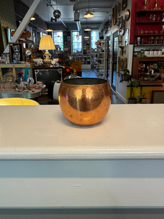 Vintage Coppercraft Guild Planter Goblet Cup 3"