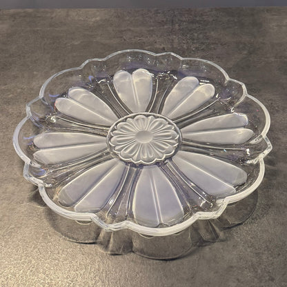 Vintage Celebrations By MIKASA 14" Round Glass Platter - Venetian Flair