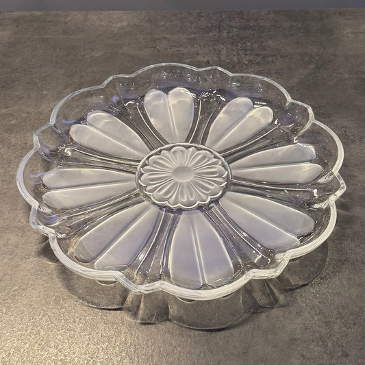 Vintage Celebrations By MIKASA 14" Round Glass Platter - Venetian Flair