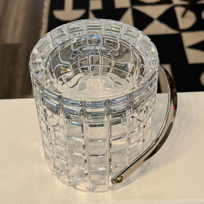Cut Glass Ice Bucket 6"H x 5"W