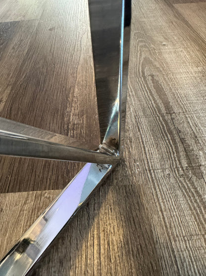 1982 Rare Mario Botta Chrome Postmodern Seconda Chair for Alias Furniture of Italy