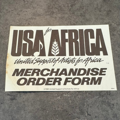 USA For Africa – "We Are The World" Vinyl