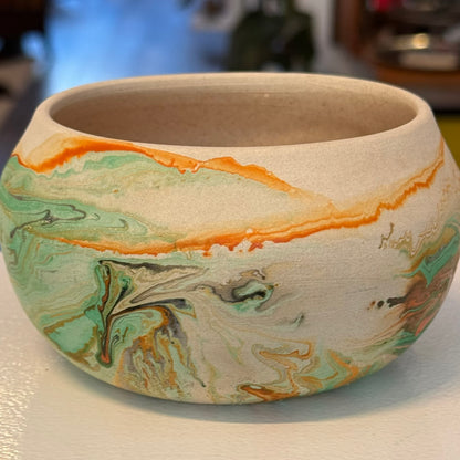 Vintage Nemadji Indian Pottery Pot Southwest