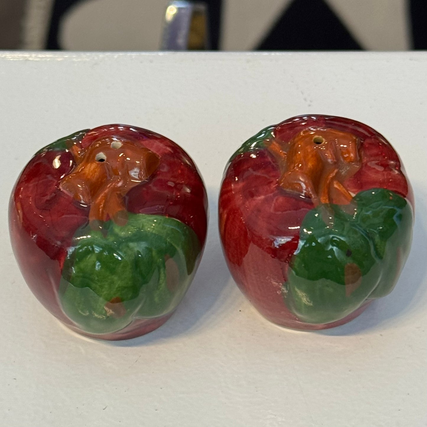 Apple Salt and Pepper Shakers Vintage