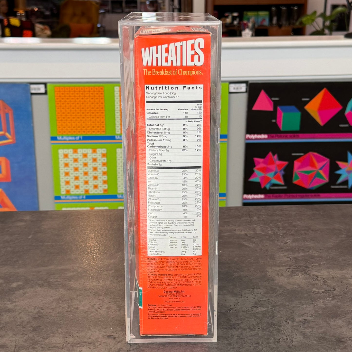 Vintage Wheaties Box - Boston Garden 1995
