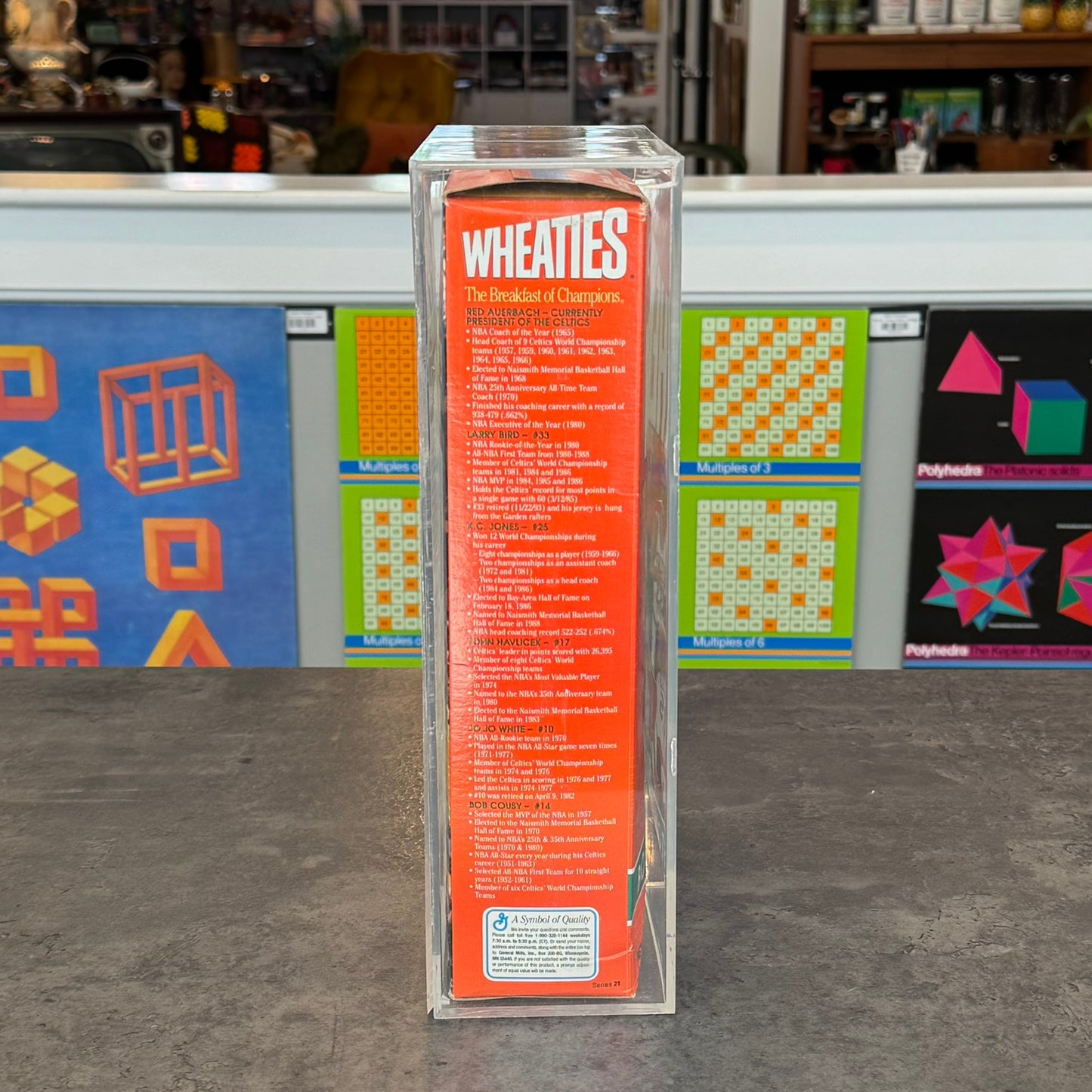 Vintage Wheaties Box - Boston Garden 1995