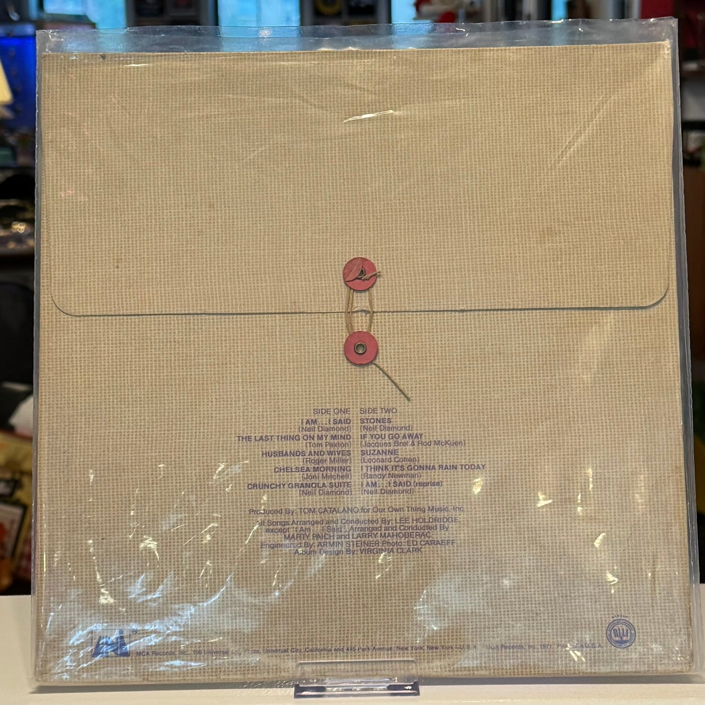 Neil Diamond - "Stones" 1971 Vinyl