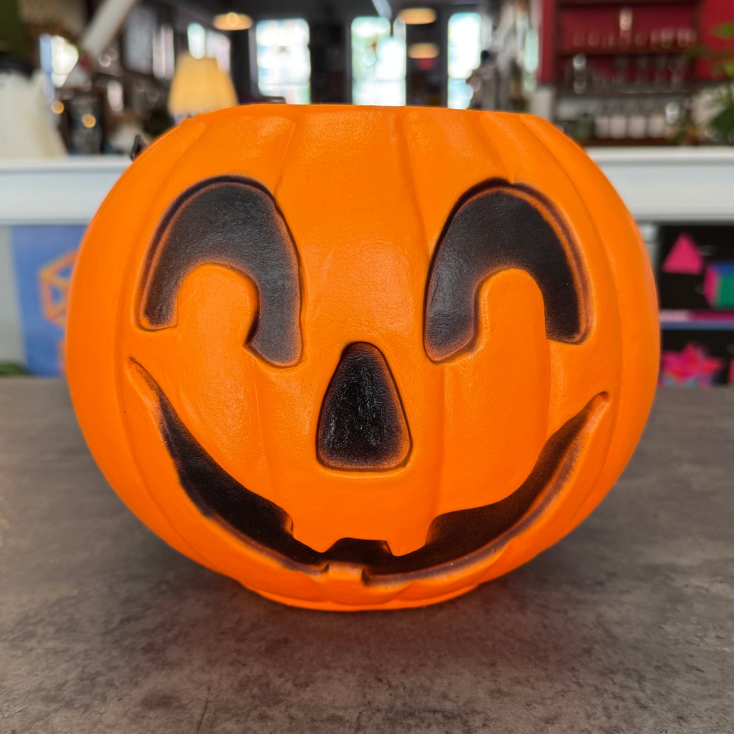 Plastic Pumpkin Trick or Treat Bucket