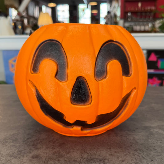 Plastic Pumpkin Trick or Treat Bucket