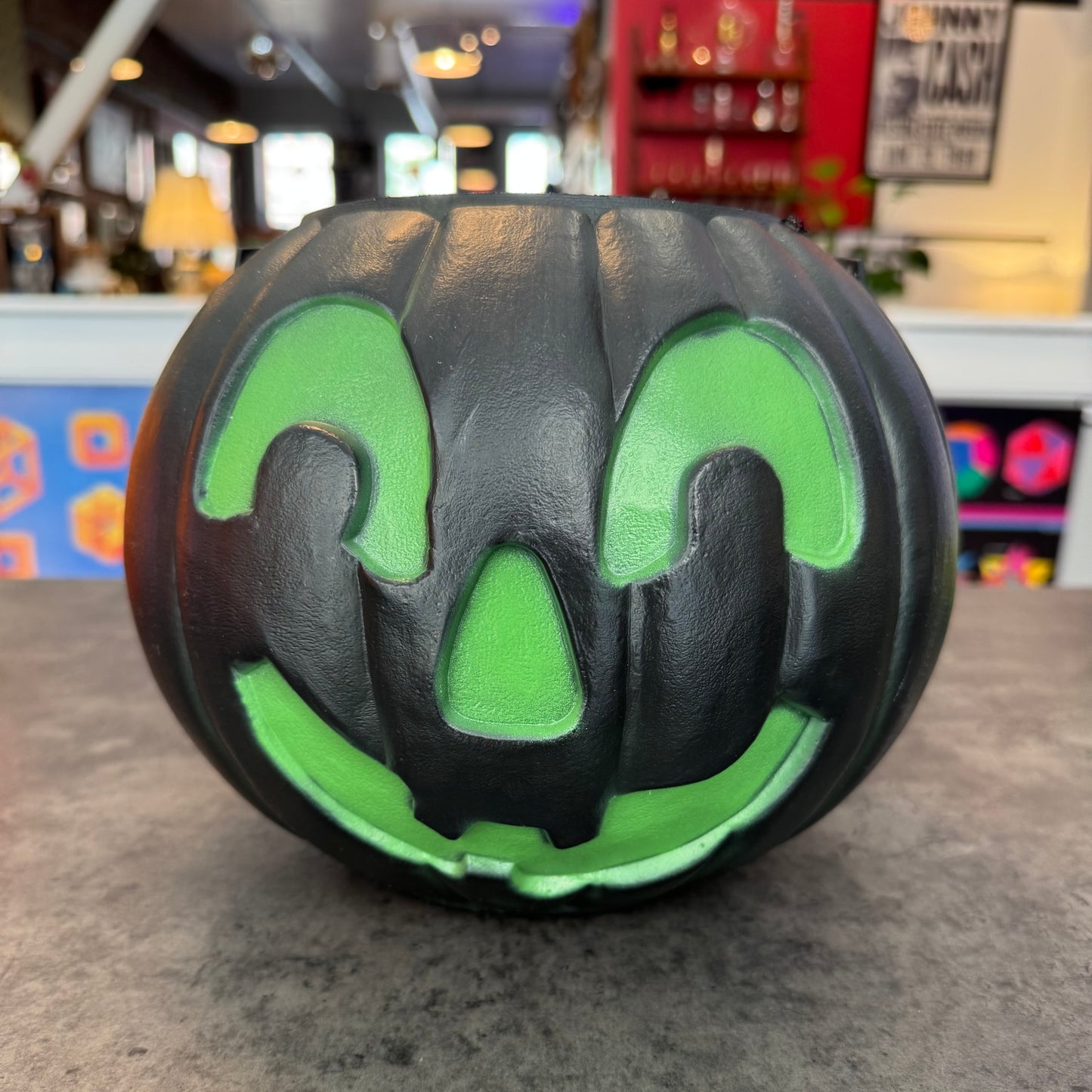 Plastic Pumpkin Trick or Treat Bucket