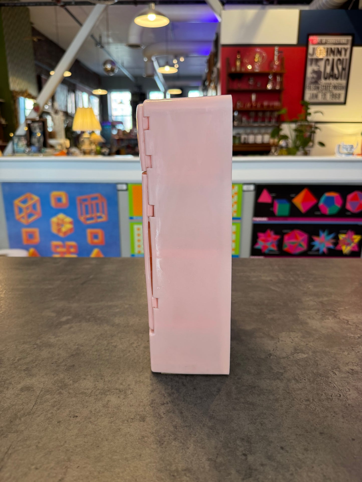 Tico Plastic Pink Dollhouse Refrigerator
