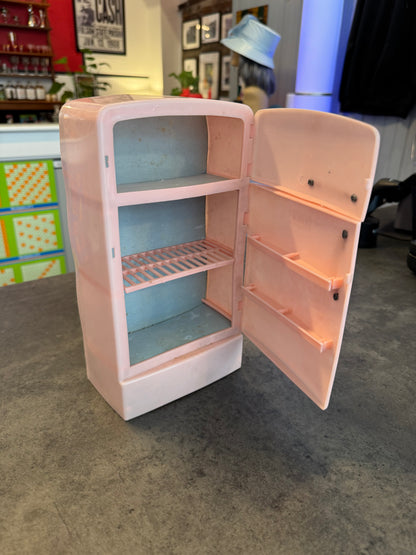 Tico Plastic Pink Dollhouse Refrigerator