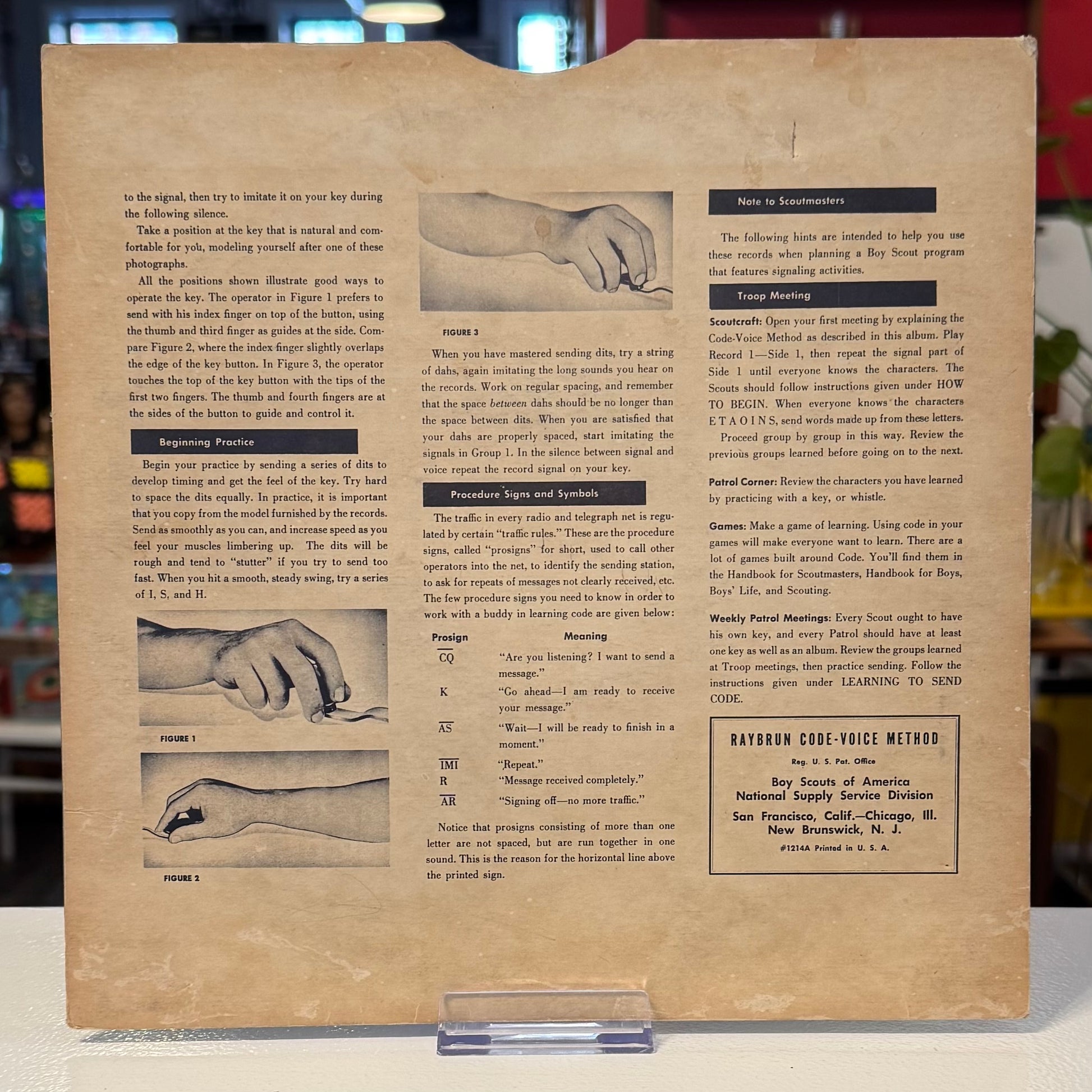 Learn International Morse Code - 10" 1951 Vinyl