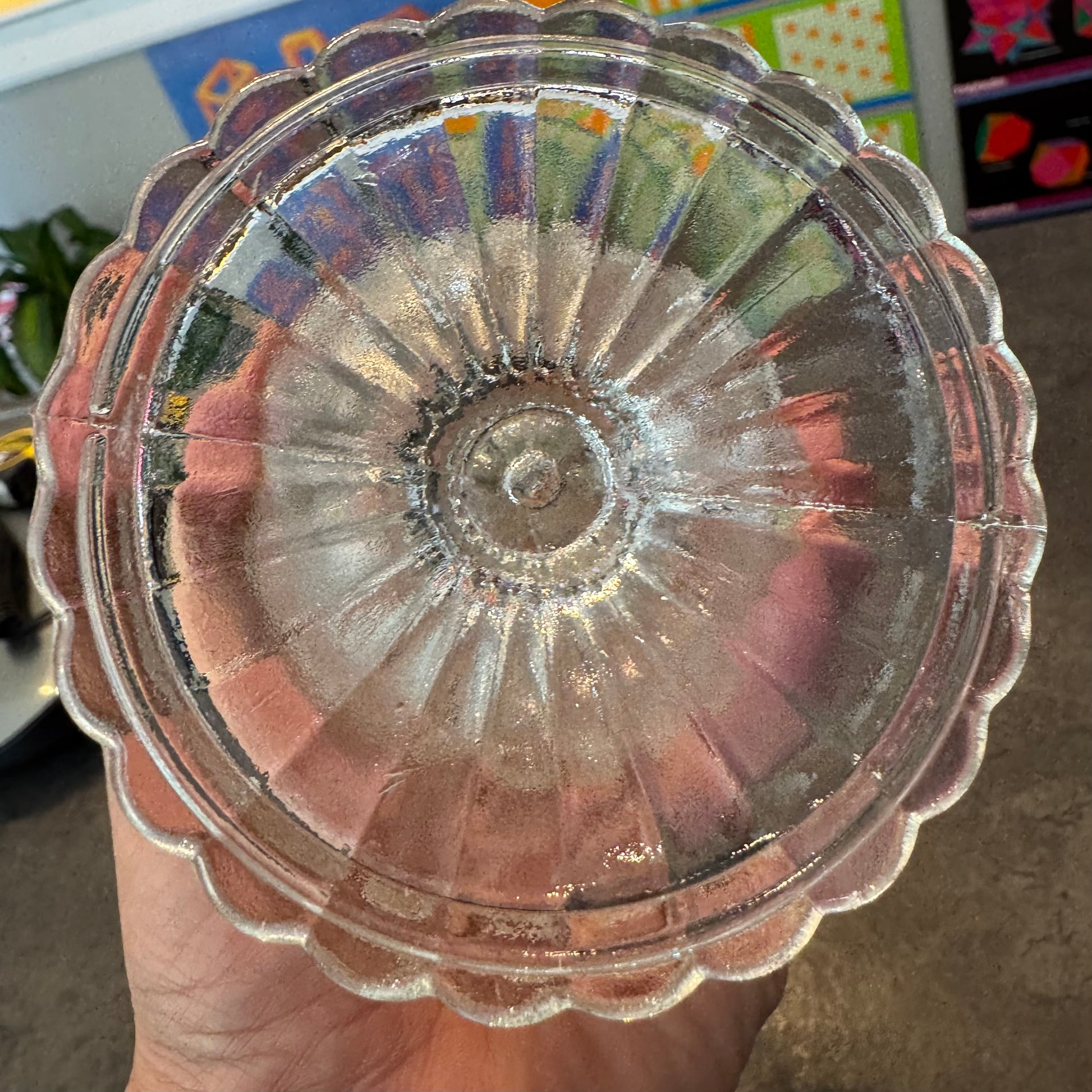 Anchor Hocking Lidded Jar Grapes and Leaves