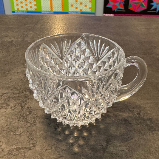 Tiffan-Franciscan Fan and Diamond Punch Cup