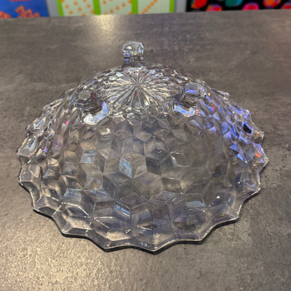 Fostoria 3 Footed Bowl "Early American" Pattern