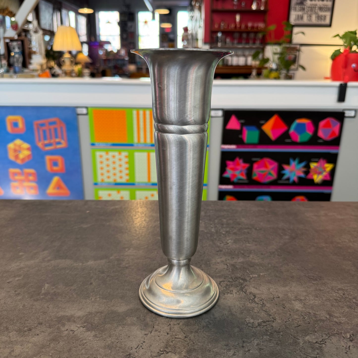 Preisner Pewter Vase #2066 9.5"H