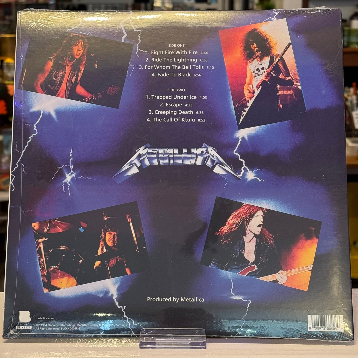 Metallica - 'Ride The Lightning' 2022 Reissue Remastered Sealed!