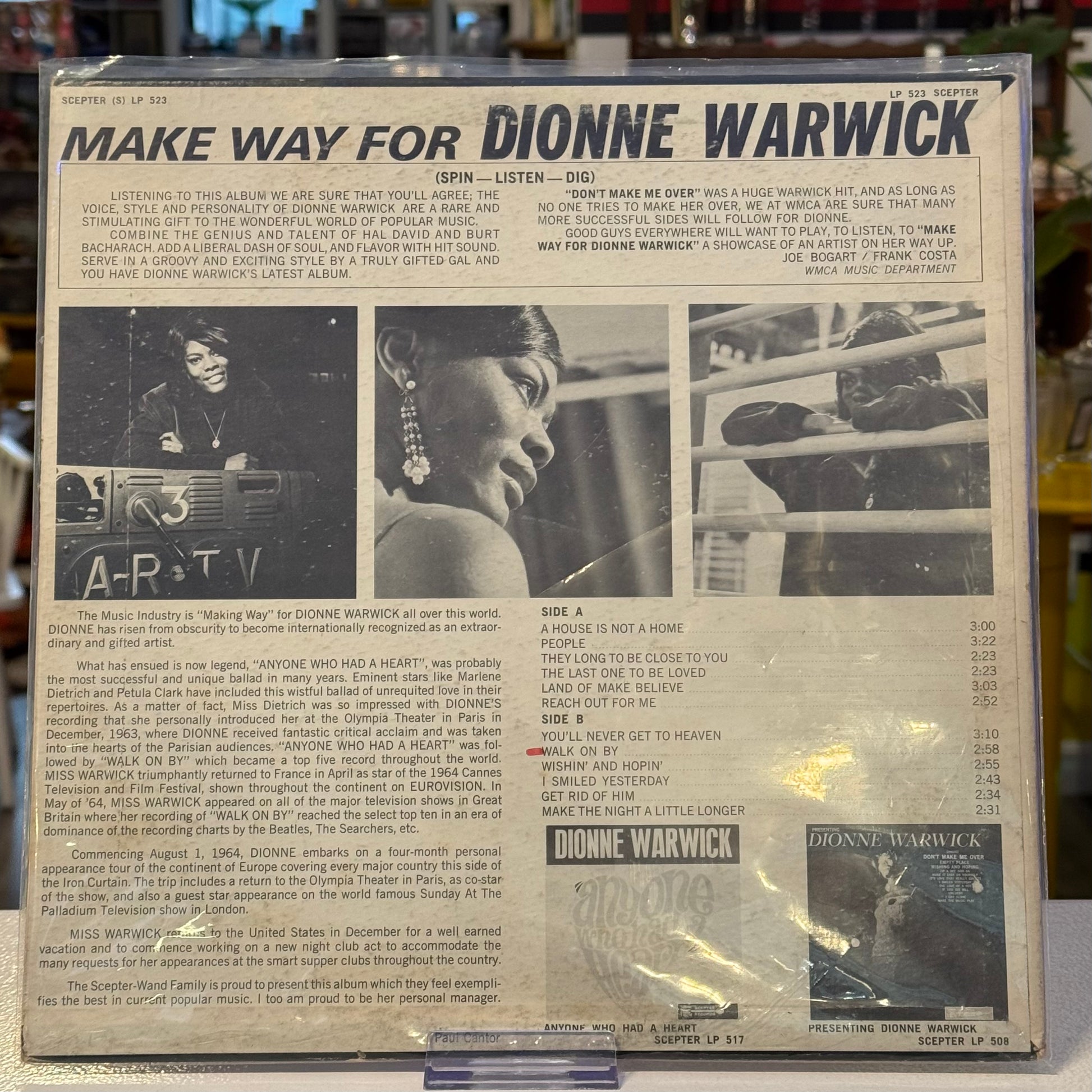Dionne Warwick - 'Make Way for Dionne Warwick' Vinyl