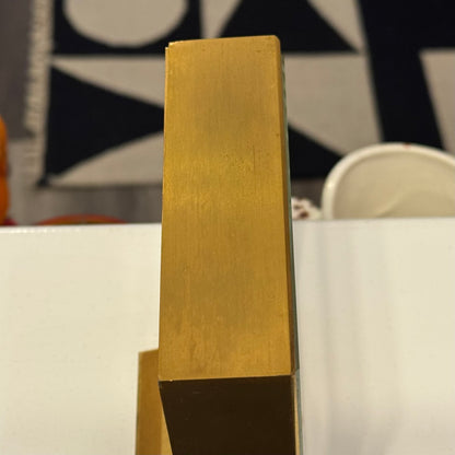 Working Herz Electric Swiss Clock Gilded Metal