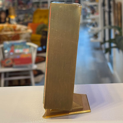 Working Herz Electric Swiss Clock Gilded Metal