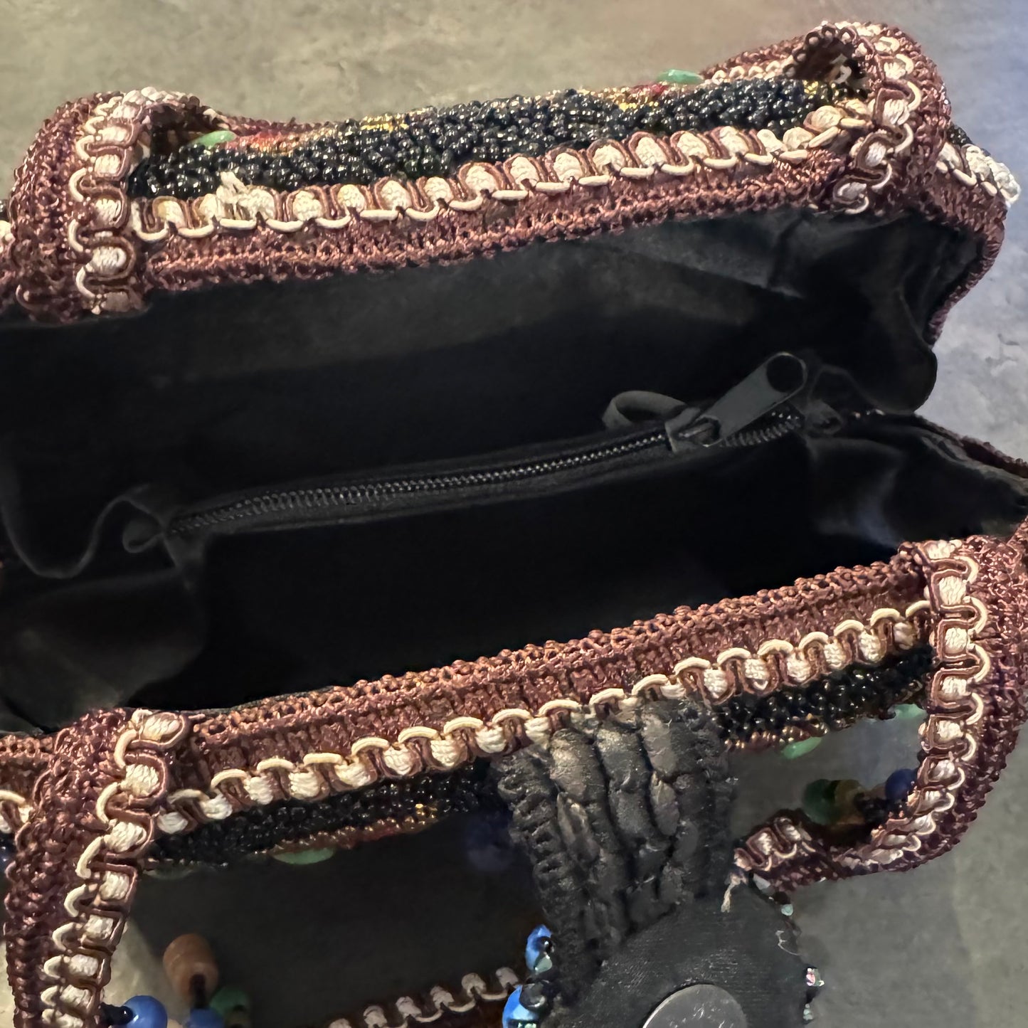 Vintage Beaded Handbag CEM Label