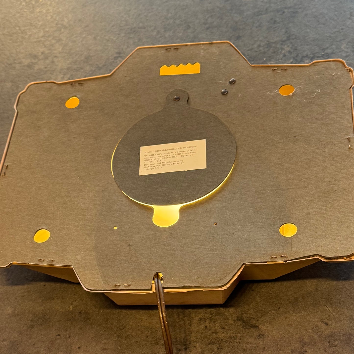 Illuminated Blatz Beer Sign