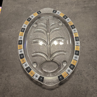 Garland Glass Atomic Meat Platter