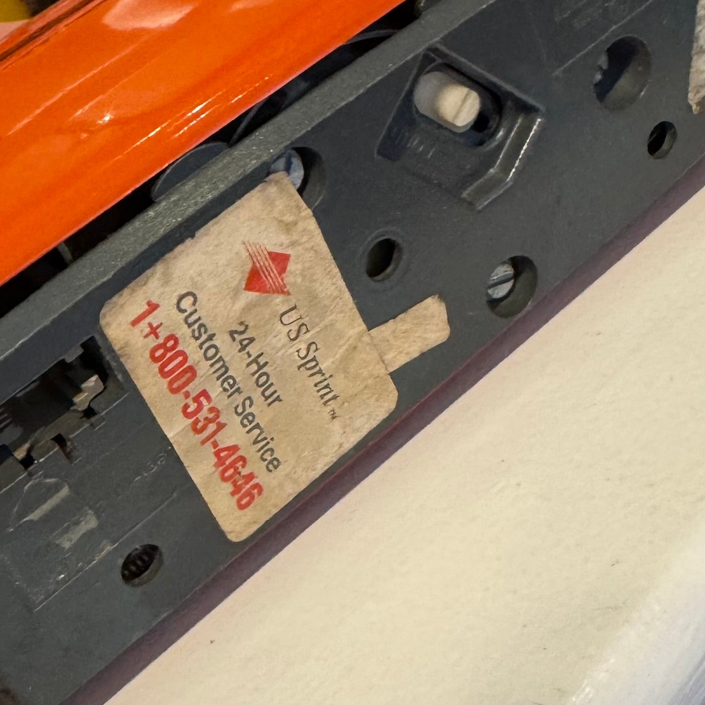 Orange Touchtone Phone