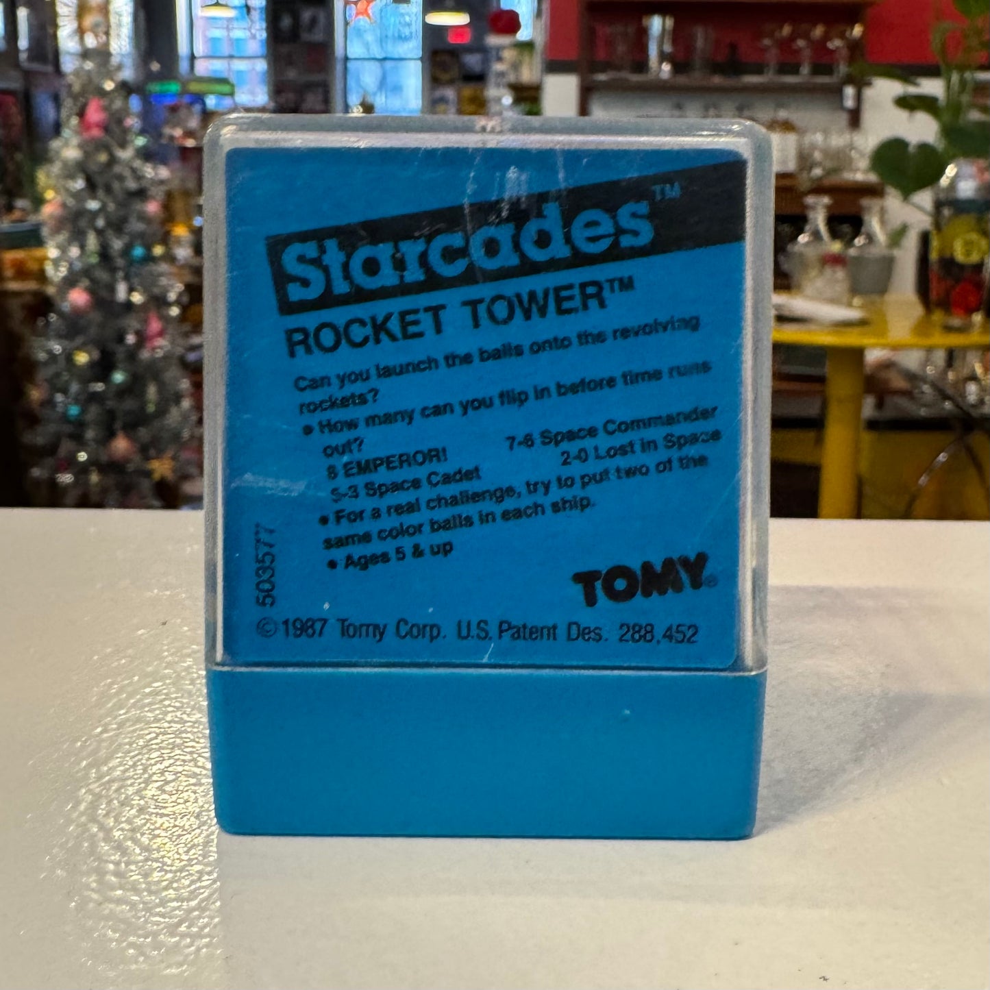 Tomy Starcades Rocket Tower Wind Up Game