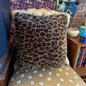 Faux Fur Cheetah Spot Pillow