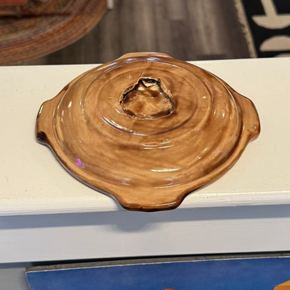 Mushroom Glazed Brown Ashtray